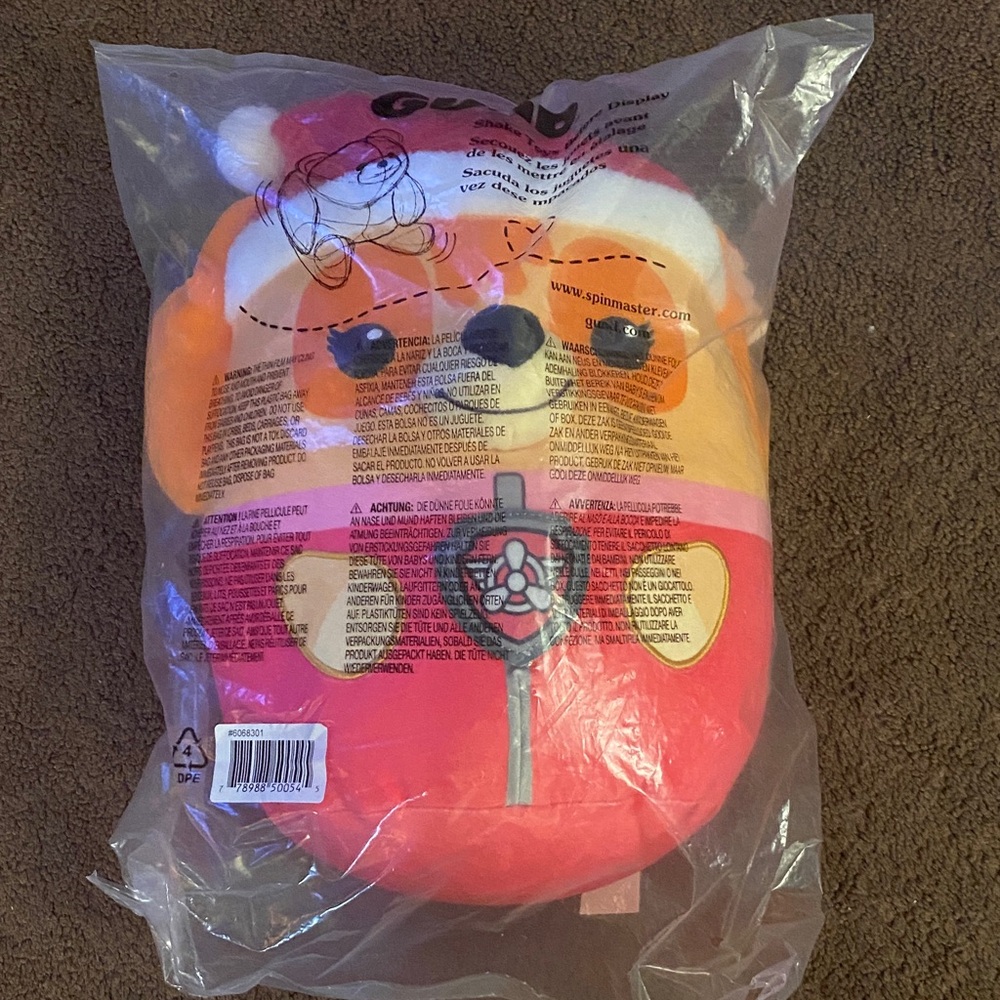 Plush Dog Toy with Shield Emblem